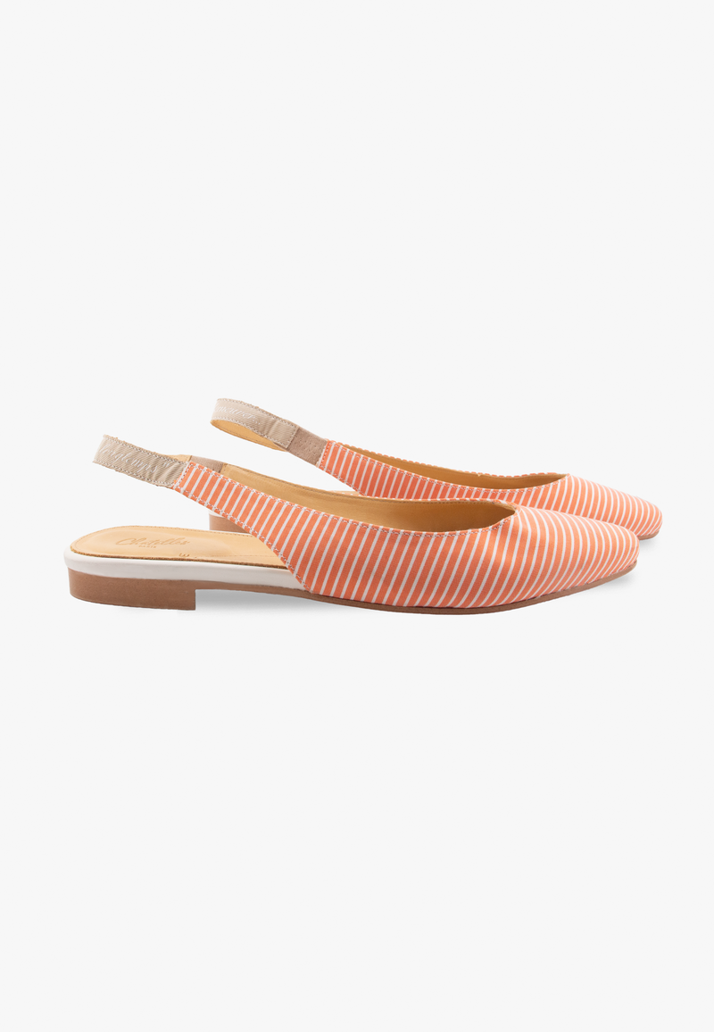Slingback Stripes - Pink - Women