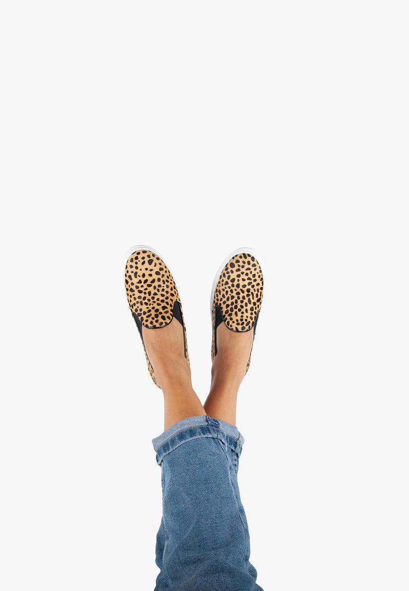 Slip-Ons Leo - Léopard - Femme
