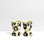 Juego De 2 Hueveras - Leopardo