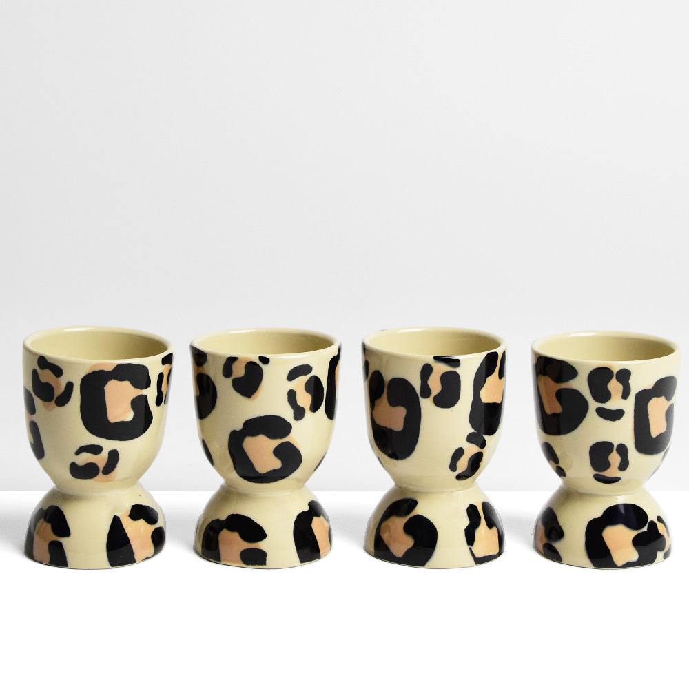 Juego De 2 Hueveras - Leopardo