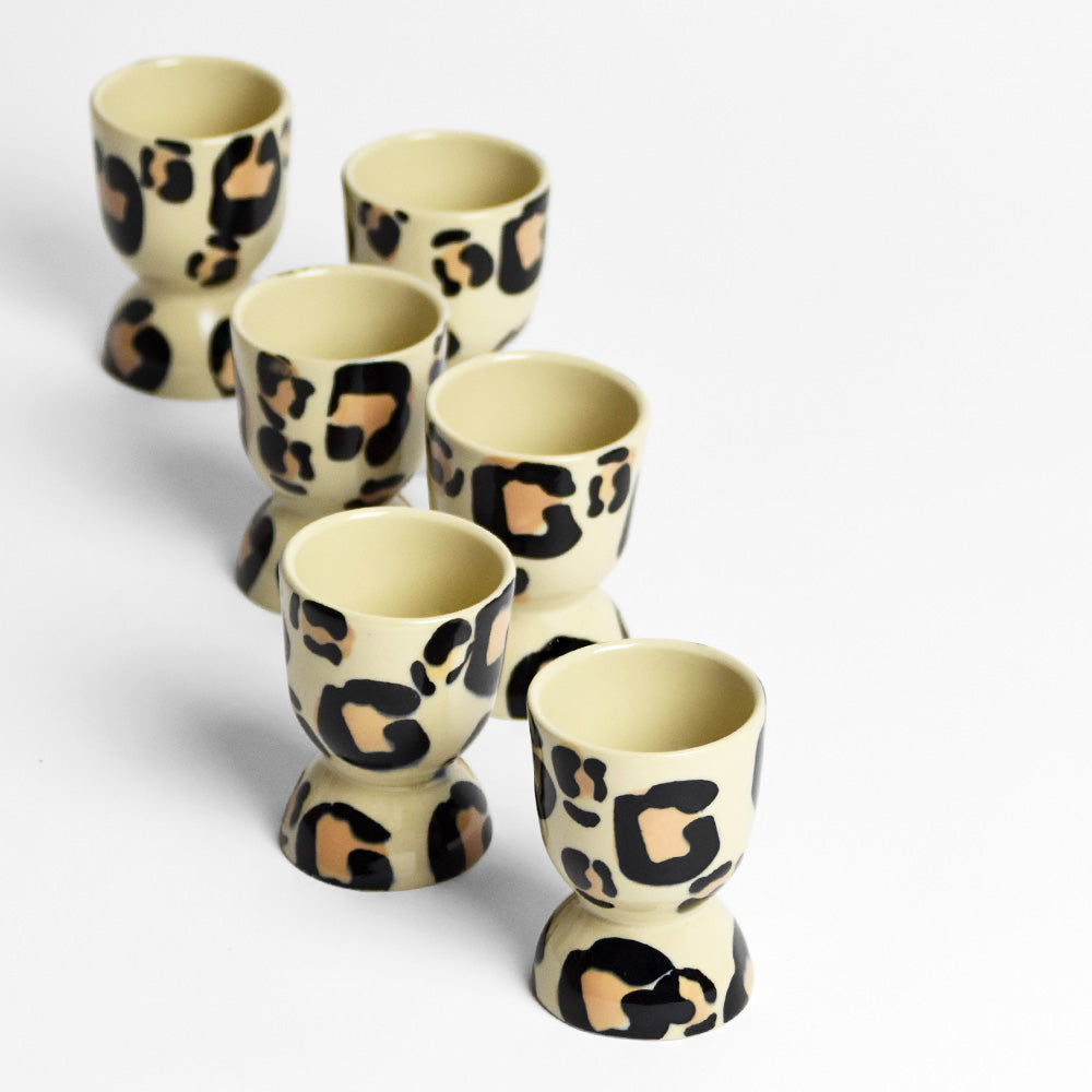 Juego De 2 Hueveras - Leopardo