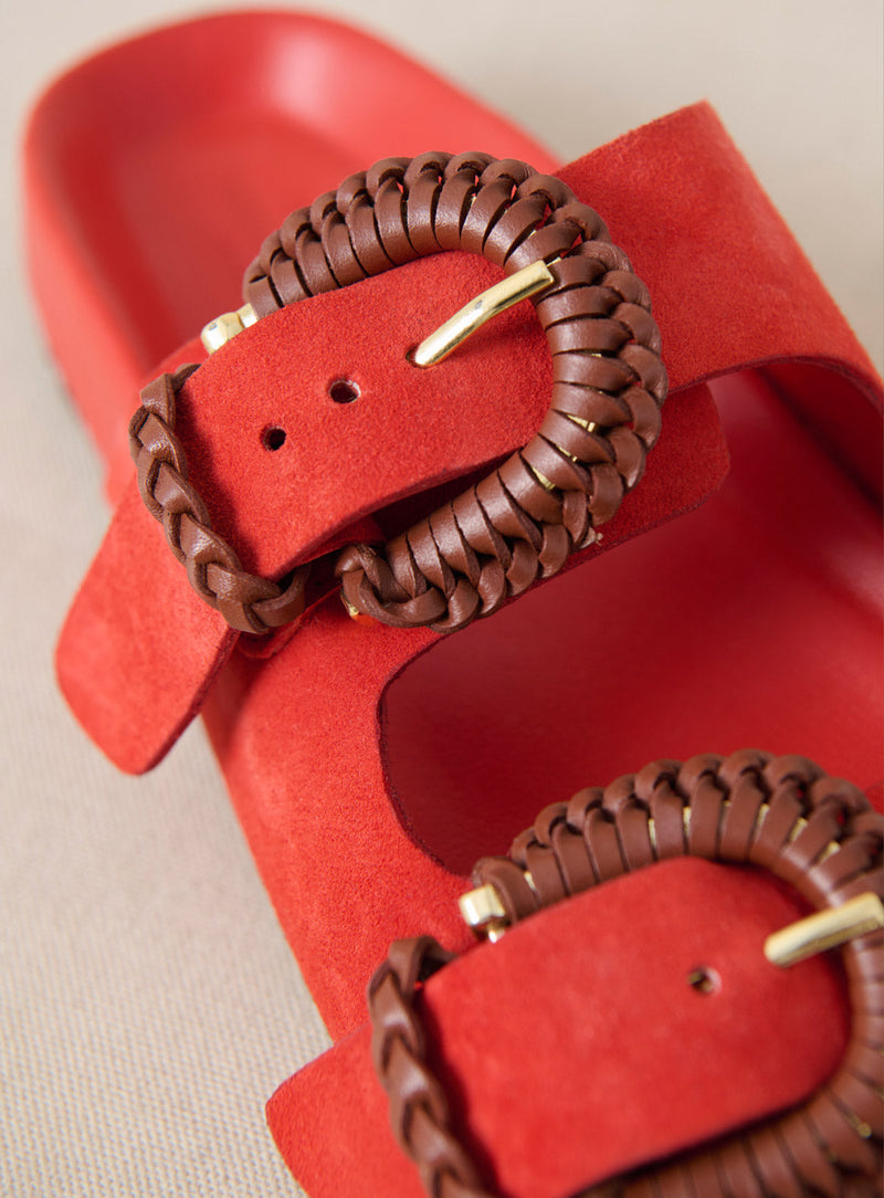 Sandalias Cora - Rojo