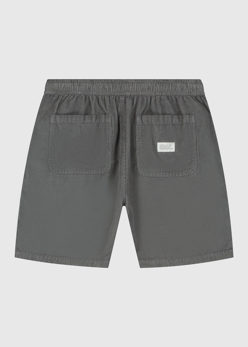 Shorts de pana - Antracita