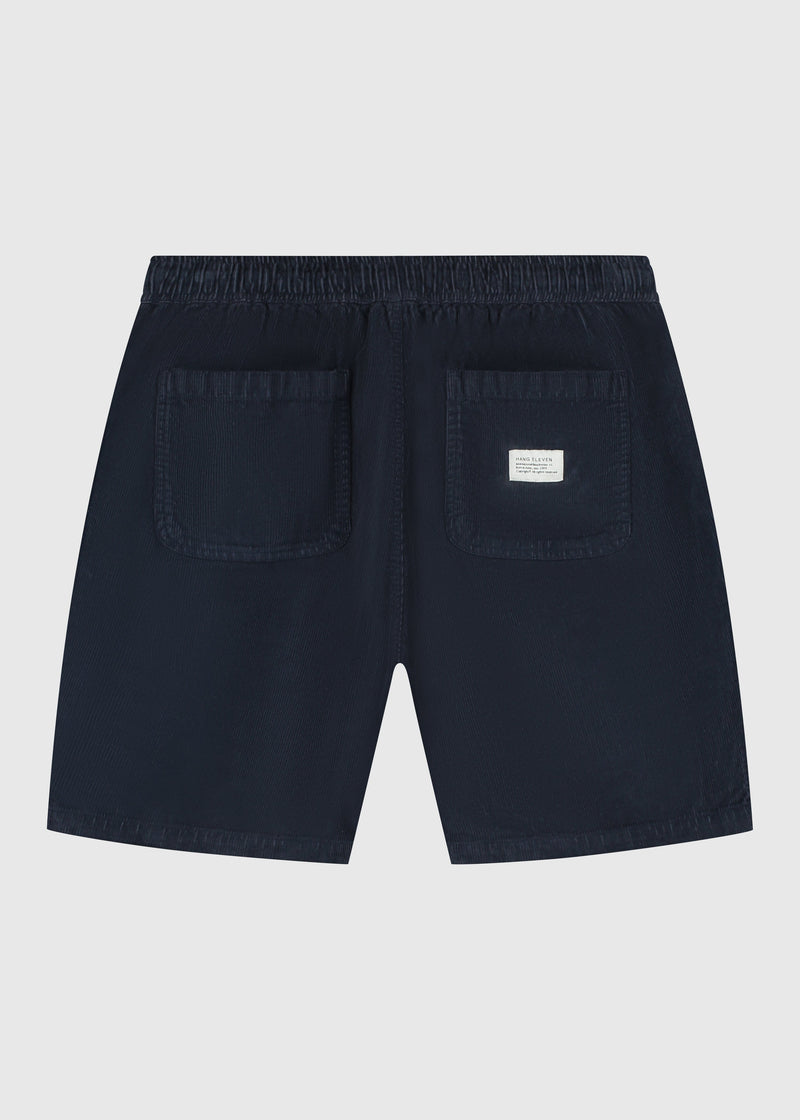 Shorts de pana - Azul marino