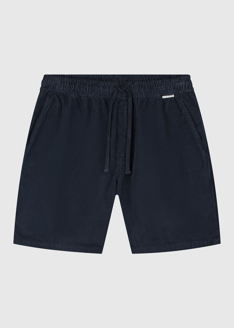 Shorts de pana - Azul marino