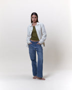 Veste Worker Toile Ecru