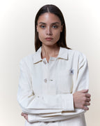 Veste Worker Toile Ecru