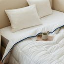 Couette Hiver - 100% Fibres Creuses Siliconnées - Enveloppe Coton