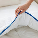 Couette Hiver - 100% Fibres Creuses Siliconnées - Enveloppe Coton