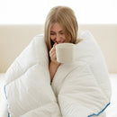 Couette Hiver - 100% Fibres Creuses Siliconnées - Enveloppe Coton