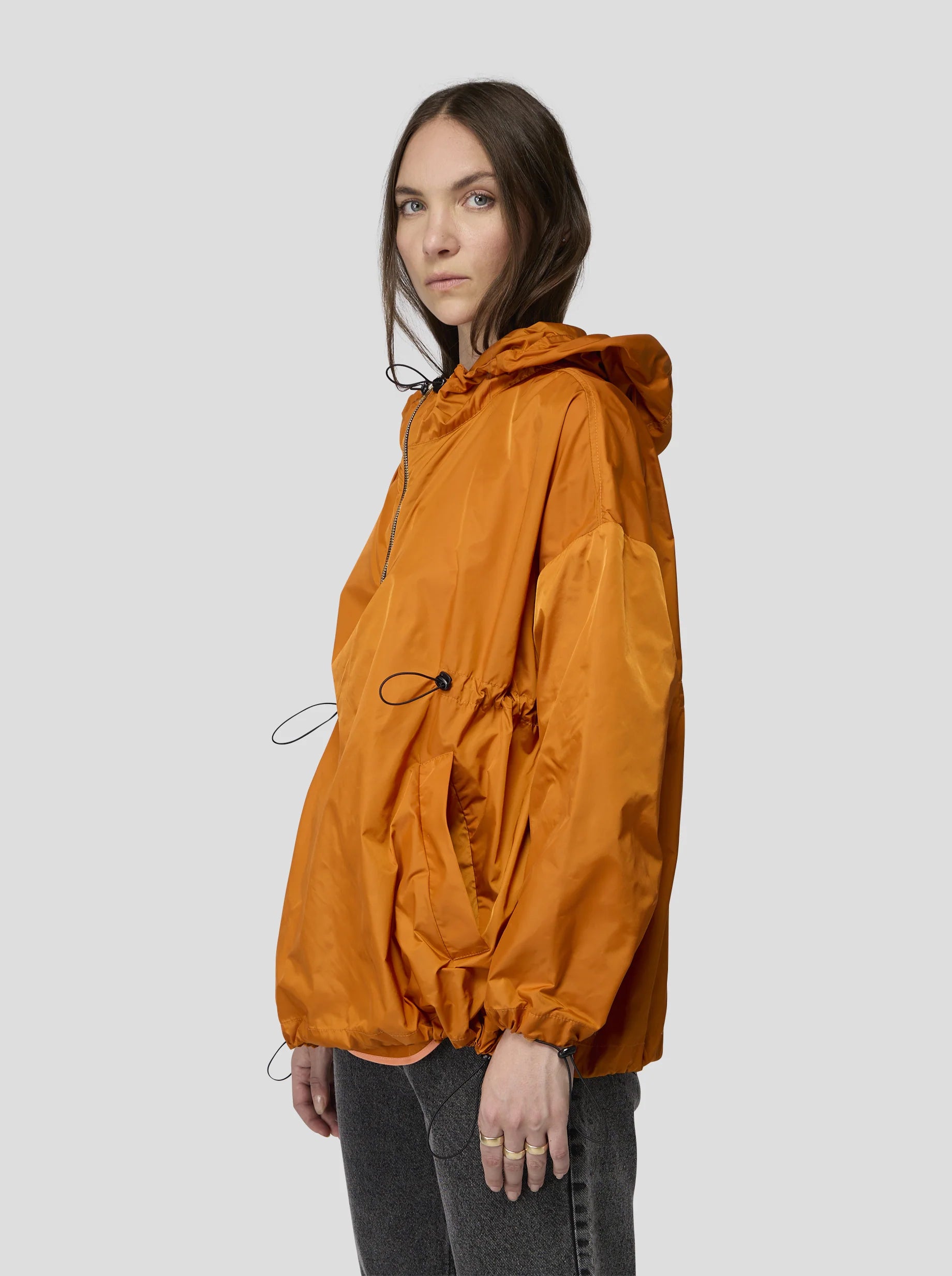 Manteau Tony Windbreaker In Shifting Terre De Feu Canvas