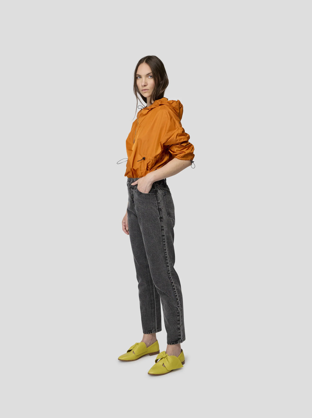 Manteau Tony Windbreaker In Shifting Terre De Feu Canvas