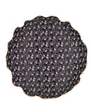 Coussin - Bomboloni - Tissu Texturé - Noir