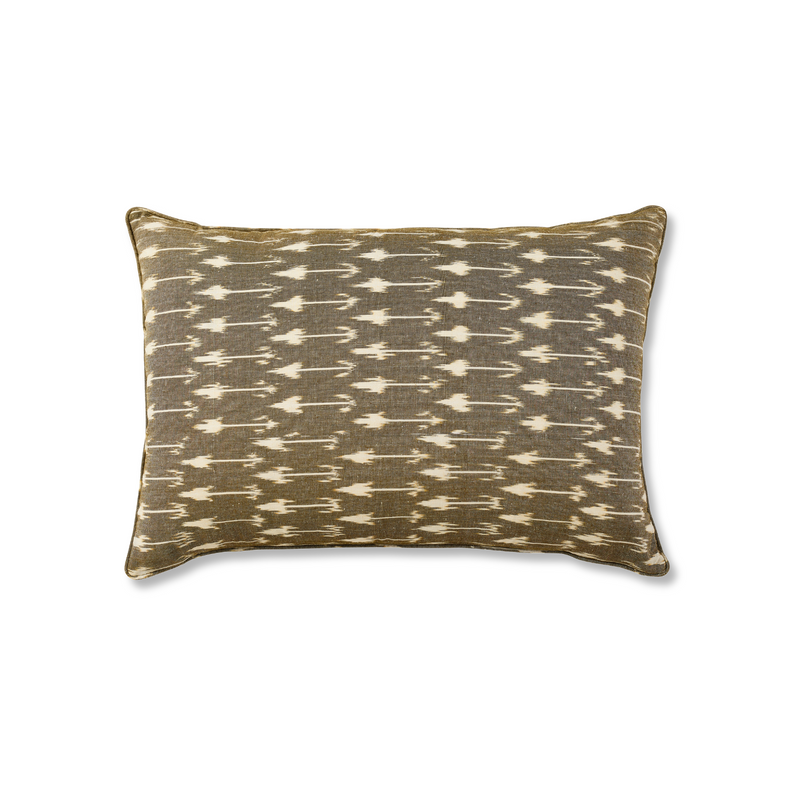 Cojín Nube - Ikat Cowboy Khaki