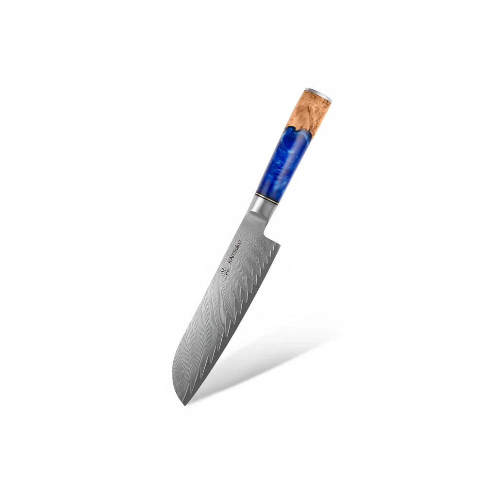 Couteau Santoku - Série Mer Jaune