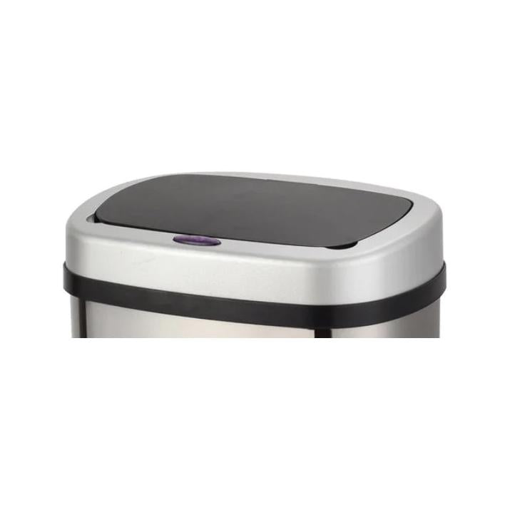 Automatic kitchen trash can lid 58L MAJESTIC SILVER