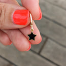 Créole Mini Hoops - Étoile Noire