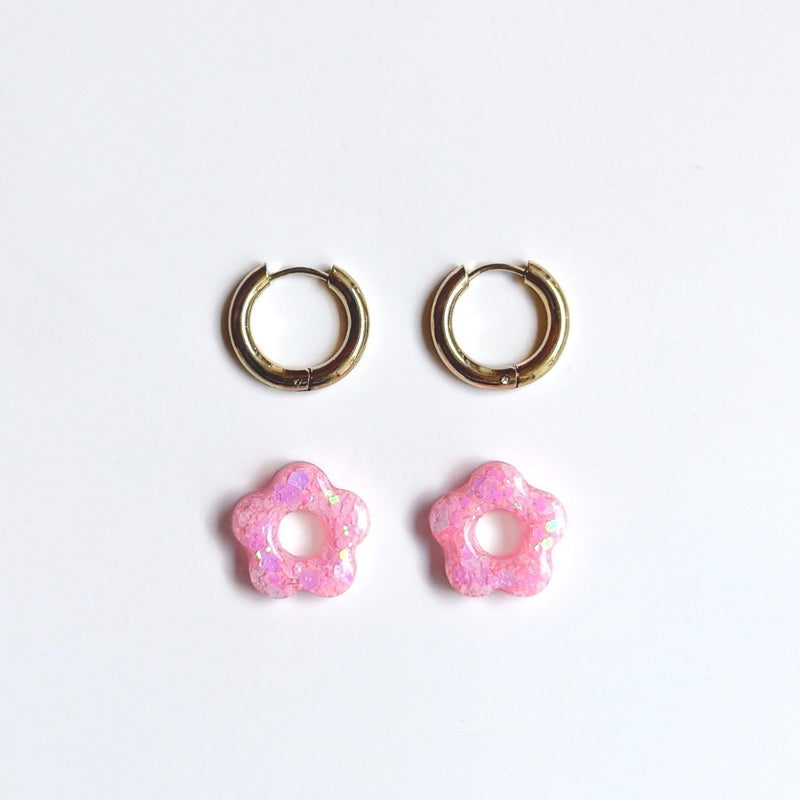 Créoles Hibiscus - Bubble Gum