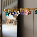 Tiare Hoop Earrings - Glazed Brown