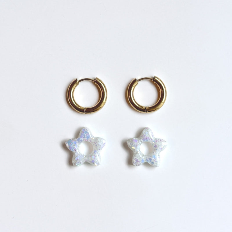 Créoles Tiare - Snow