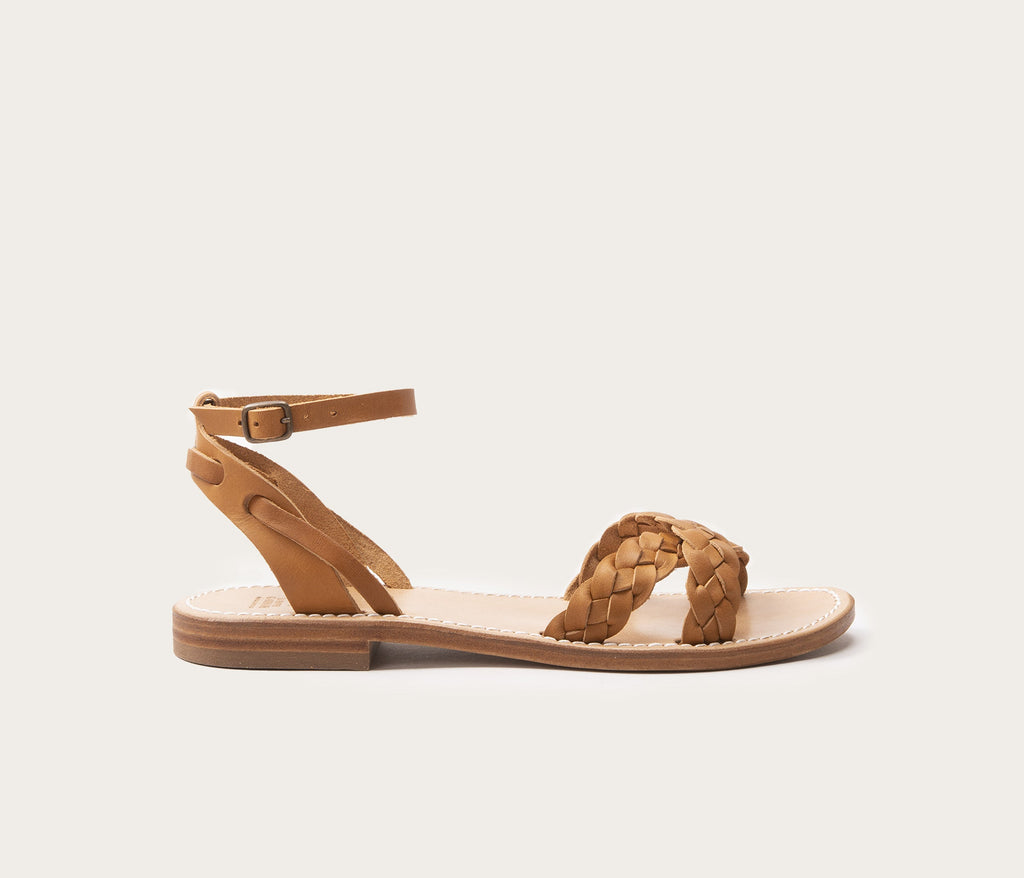 Sandali Criss Cross - Rovere - Donna