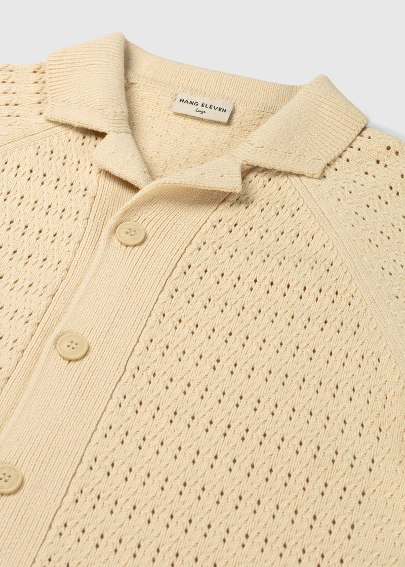 Camisa Polo De Punto Crochet - Arena