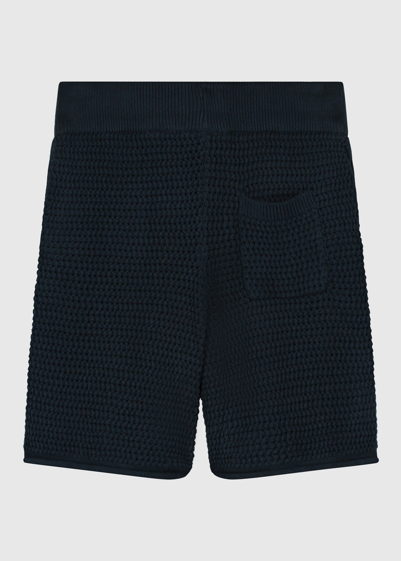 Short Crochet Knitted - Navy Blue
