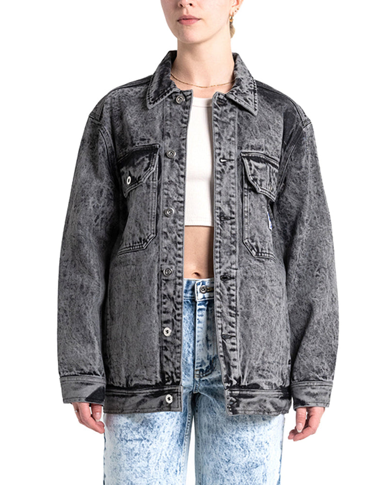 Veste - Black Acid Stonewash - Femme