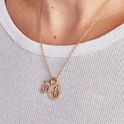 Collier Personnalisé Maman Cristal