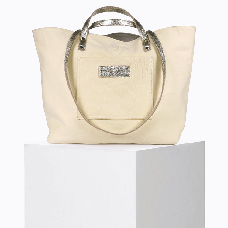 Cabas Cube Toile Lin