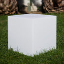 Taburete Light Cube cableado para exterior potente iluminación LED blanca CARRY 40cm base E27 - REDDECO.com