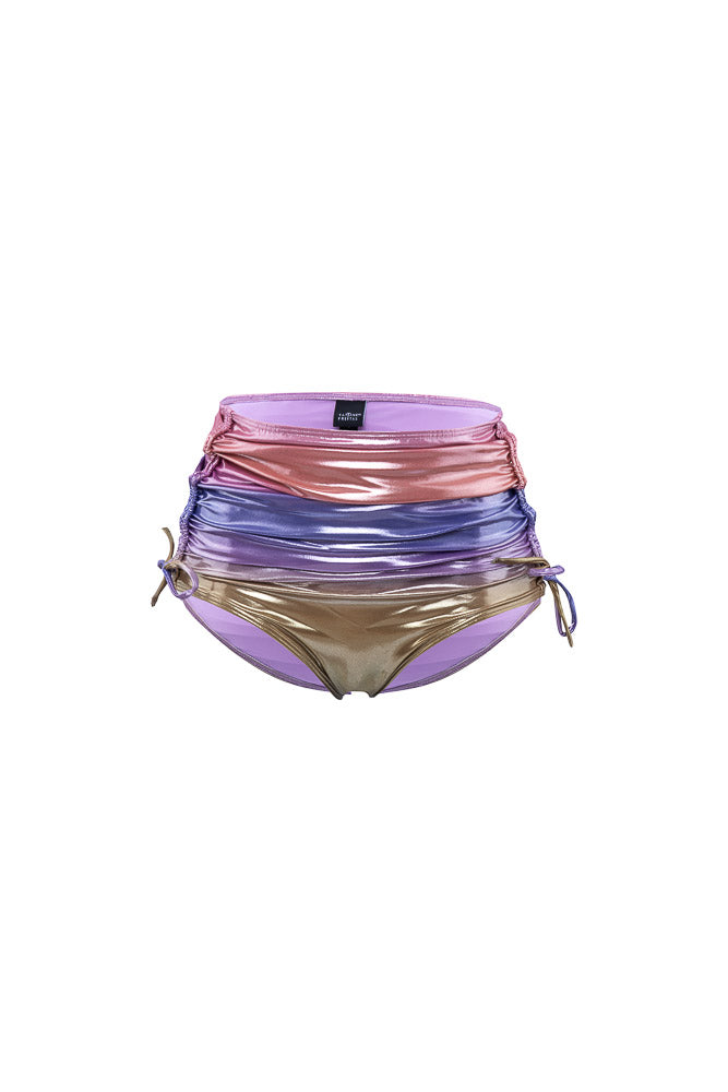 Fascinating High-Waisted Panties Sunset Khaki / Pink