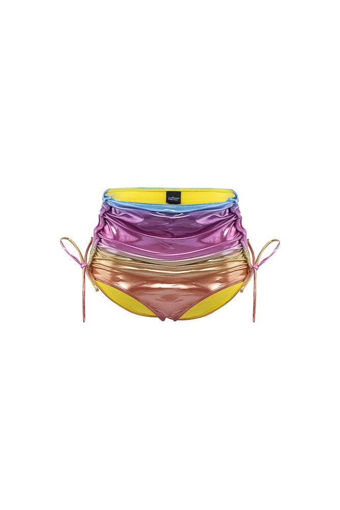 Culotte Taille Haute Fascinante Sunset Rouge / Bleu