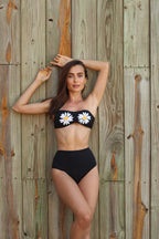 BANDEAU MARGUERITES Noir