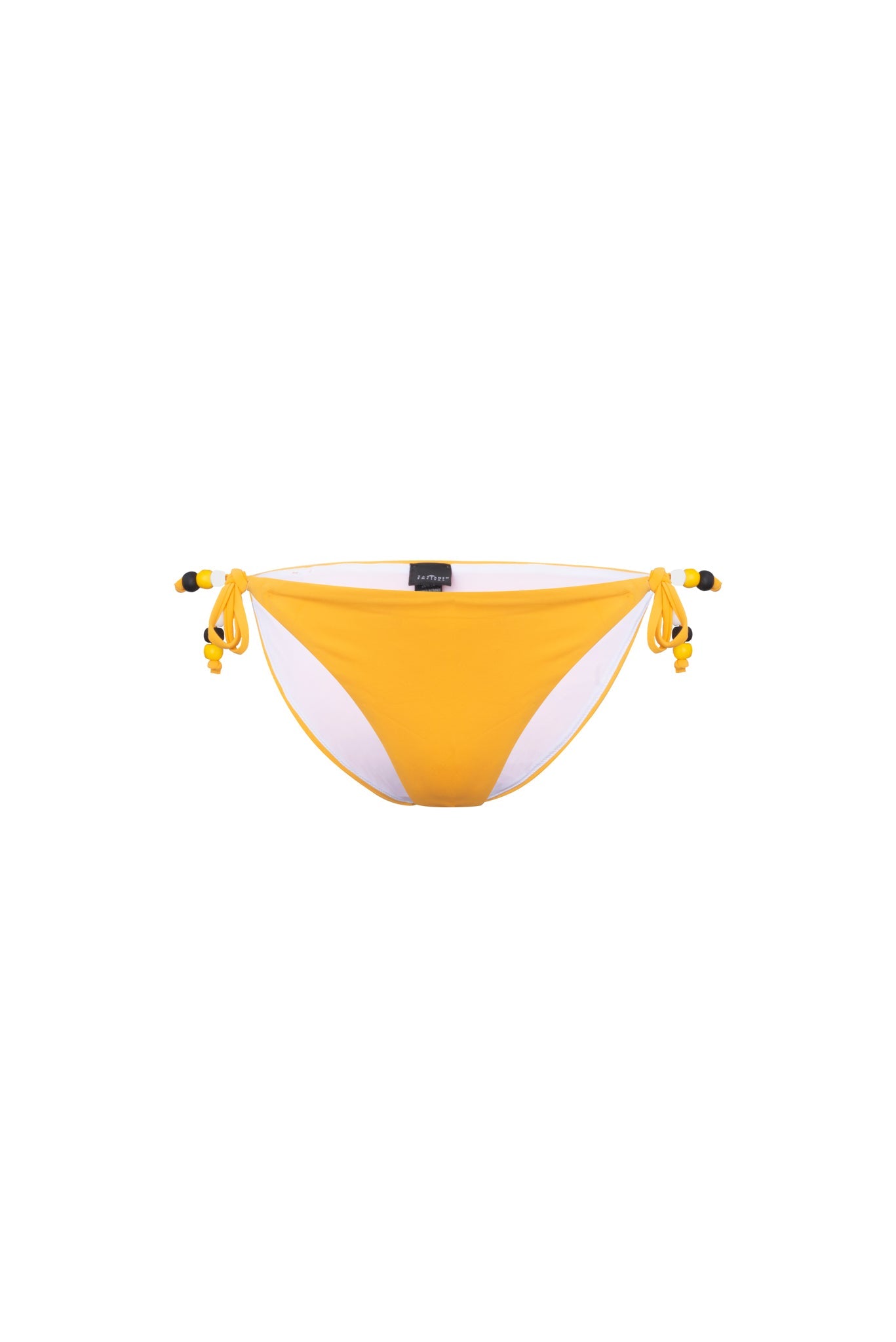 Culotte À Lacets Perles Jaune
