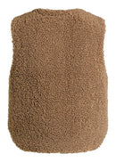 Gilet À Poils Bouclés Hug Me - Khaki