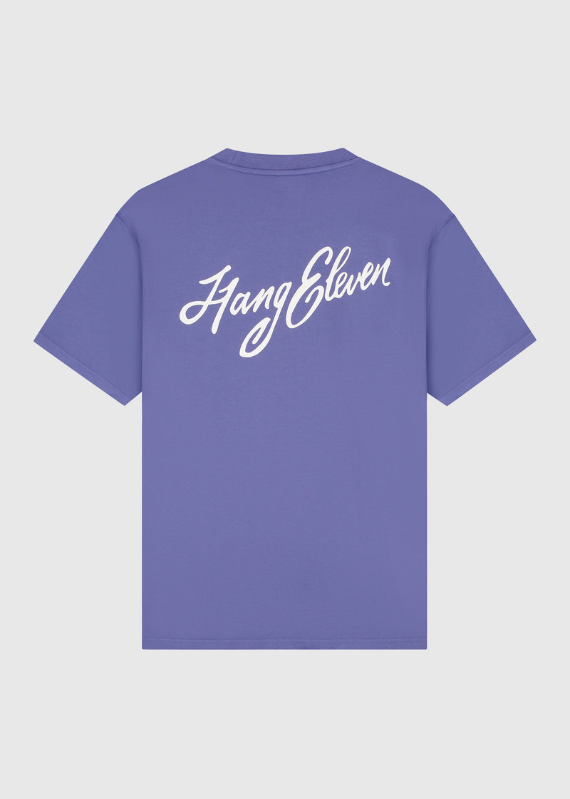 T-Shirt Cursive - Kobalt Blue