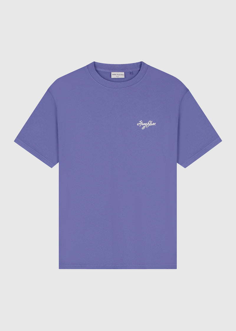 T-Shirt Cursive - Kobalt Blue