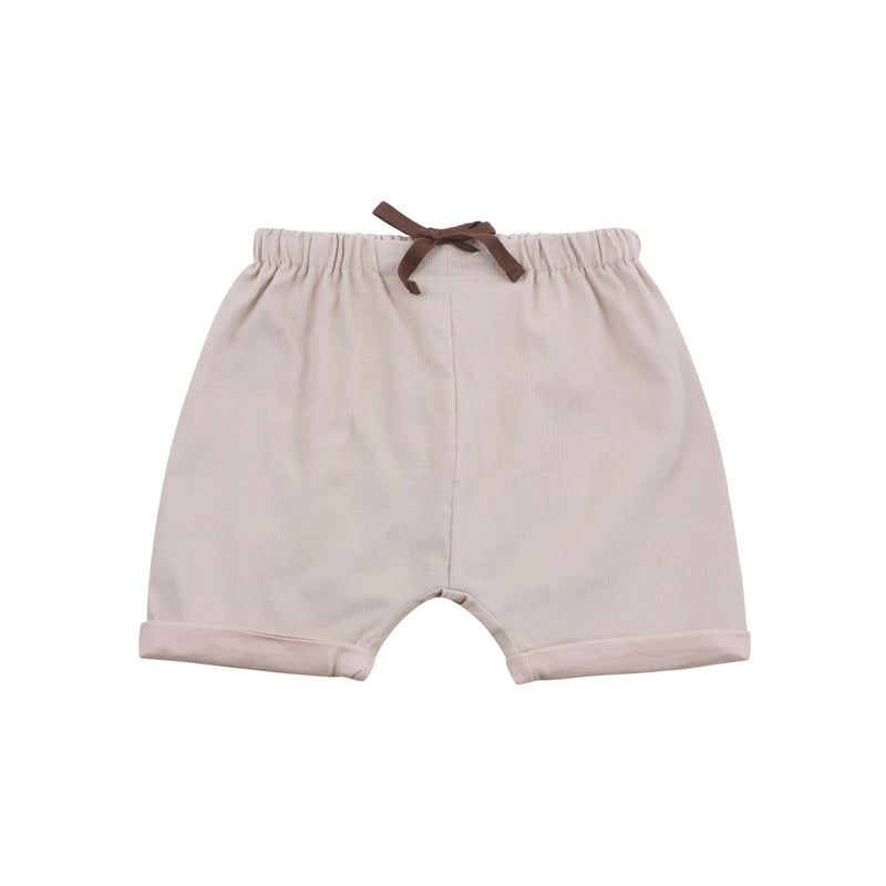 Toucan Sarouel Shorts - Beige Corduroy - Fille