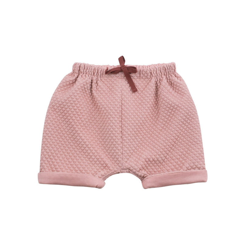 Toucan Sarouel Shorts - Quilted Pink - Fille