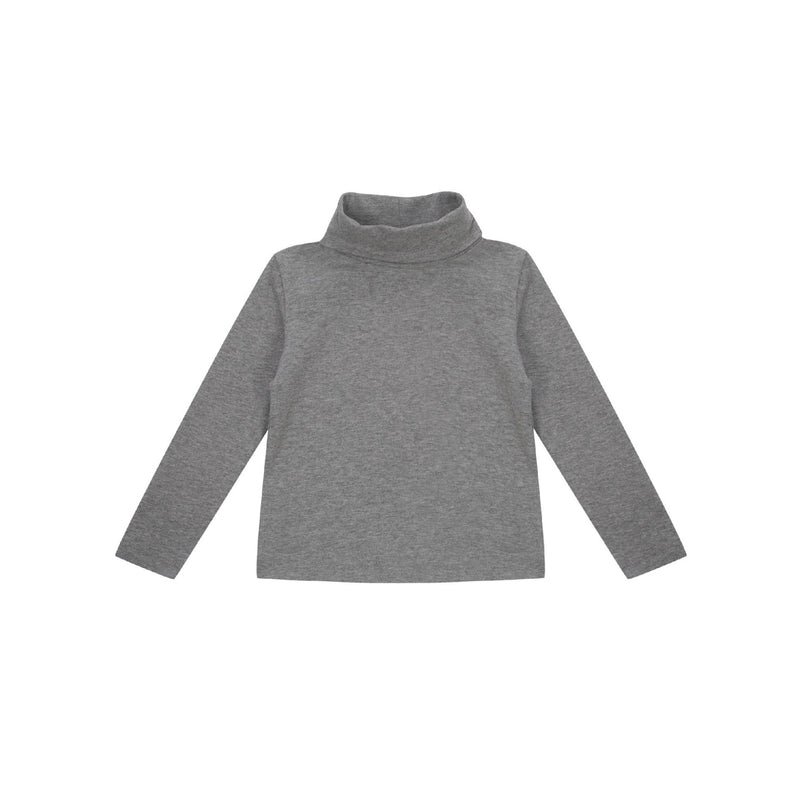 Girafe Turtleneck Tshirt - Grey Melange - Mixte