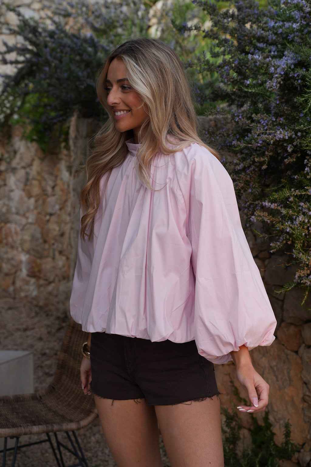 Blouse Dos Nu Lorena - Rose