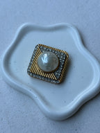 Broche vintage de Nina Ricci - Perla y pedrería