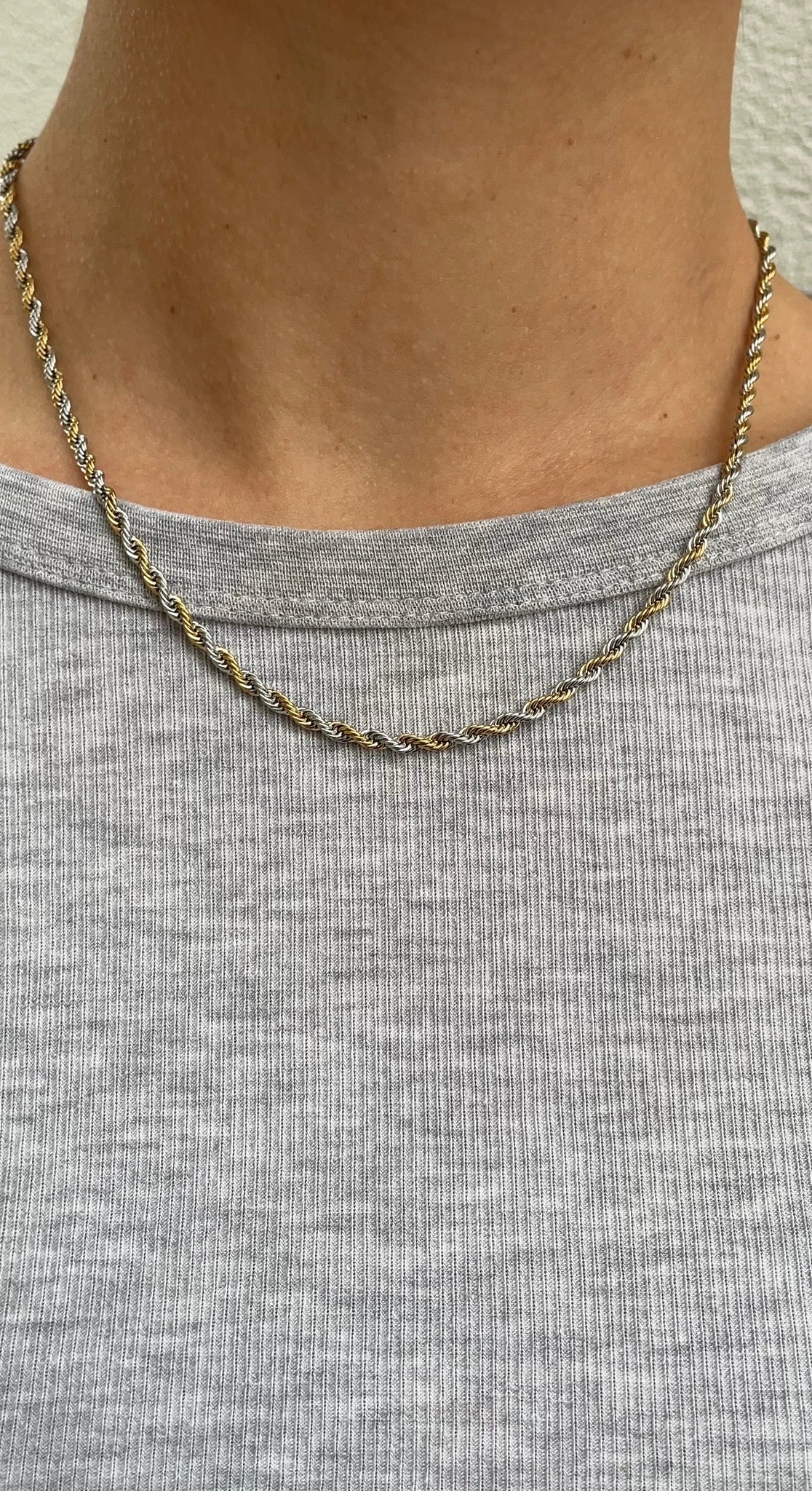 Thin Braided necklace