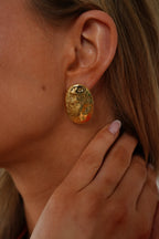 Boucles D’Oreilles Acier - Dan Dorées