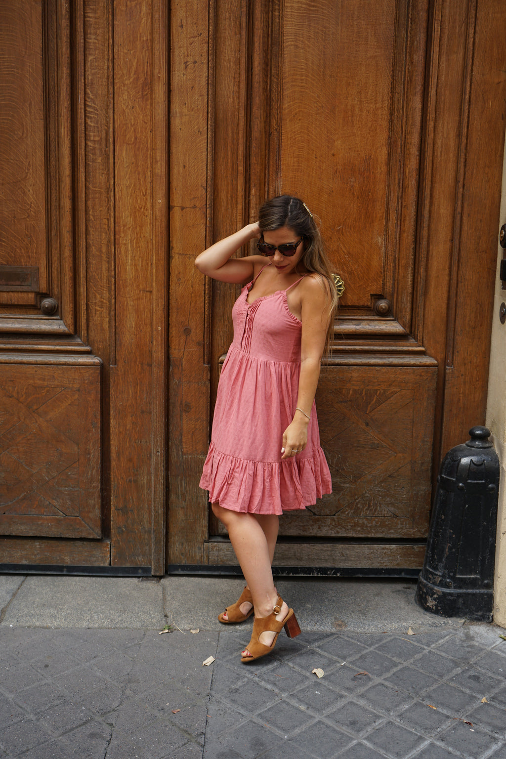 Robe Léonie Bois De - Rose