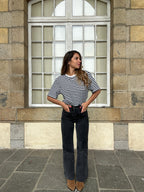 Tee-Shirt Rayé Bleu Marine Jules