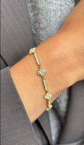 Clover gems bracelet