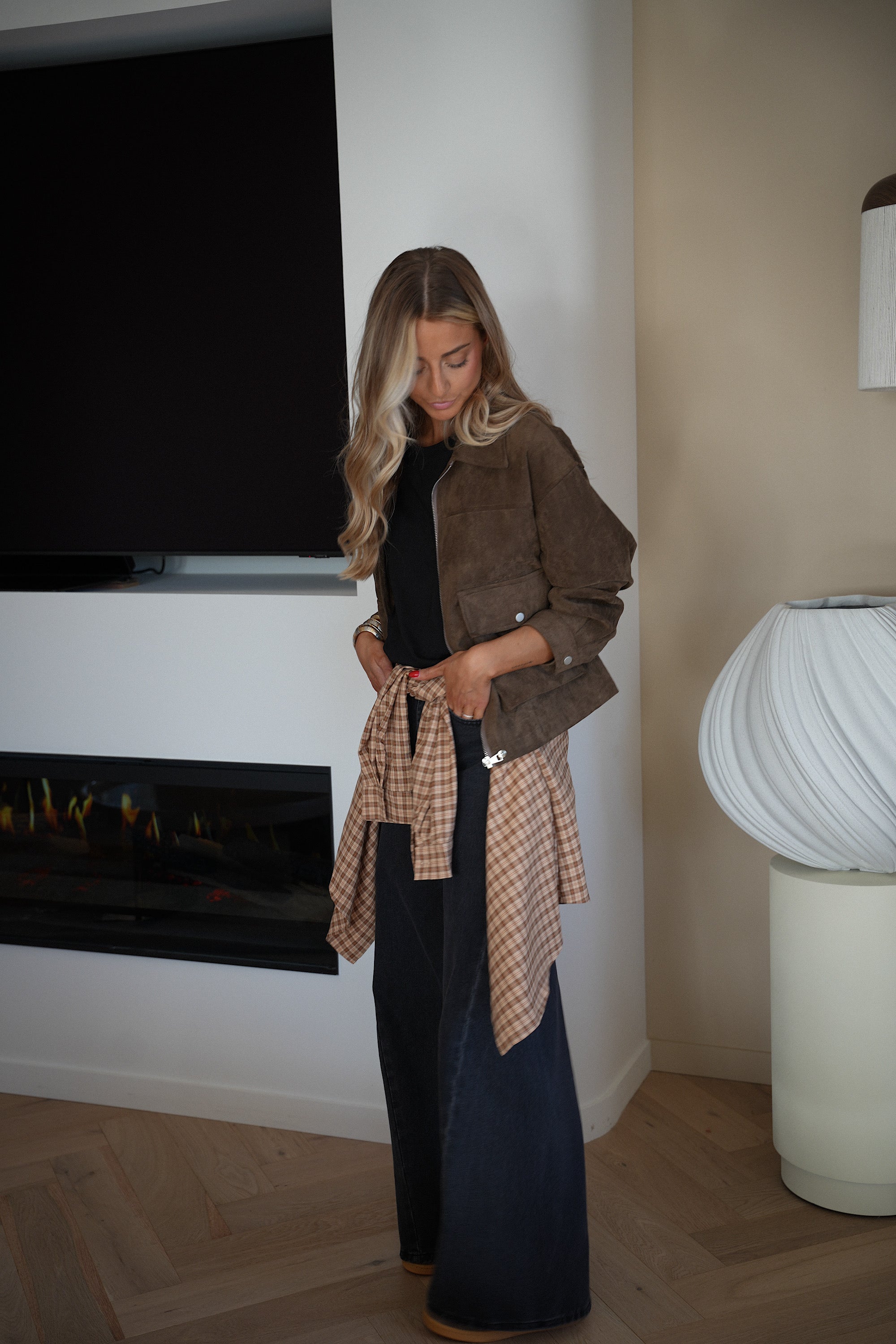 Rebeca Chocolat - Suede Jacket