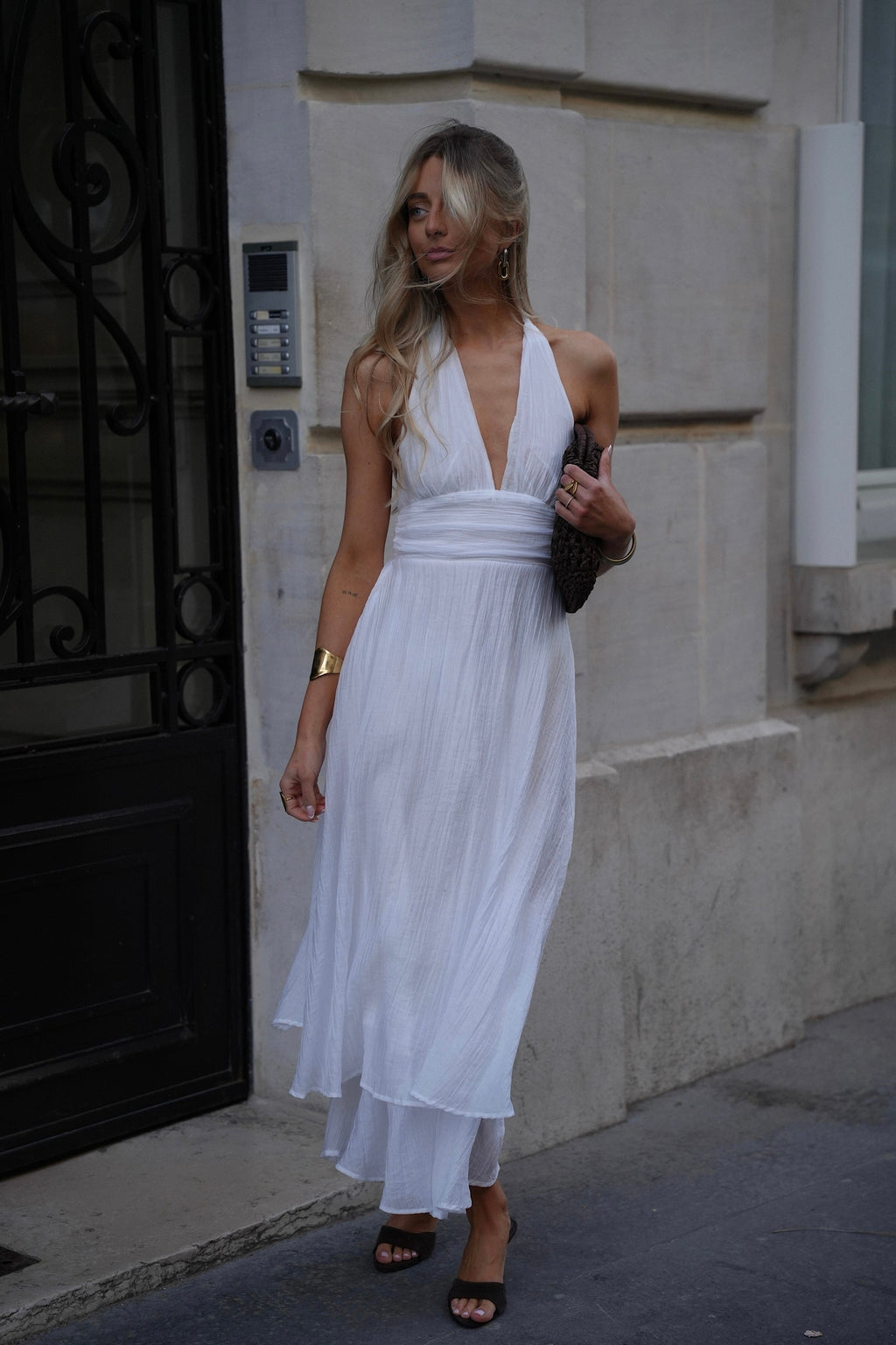 Robe Longue Miki - Blanche